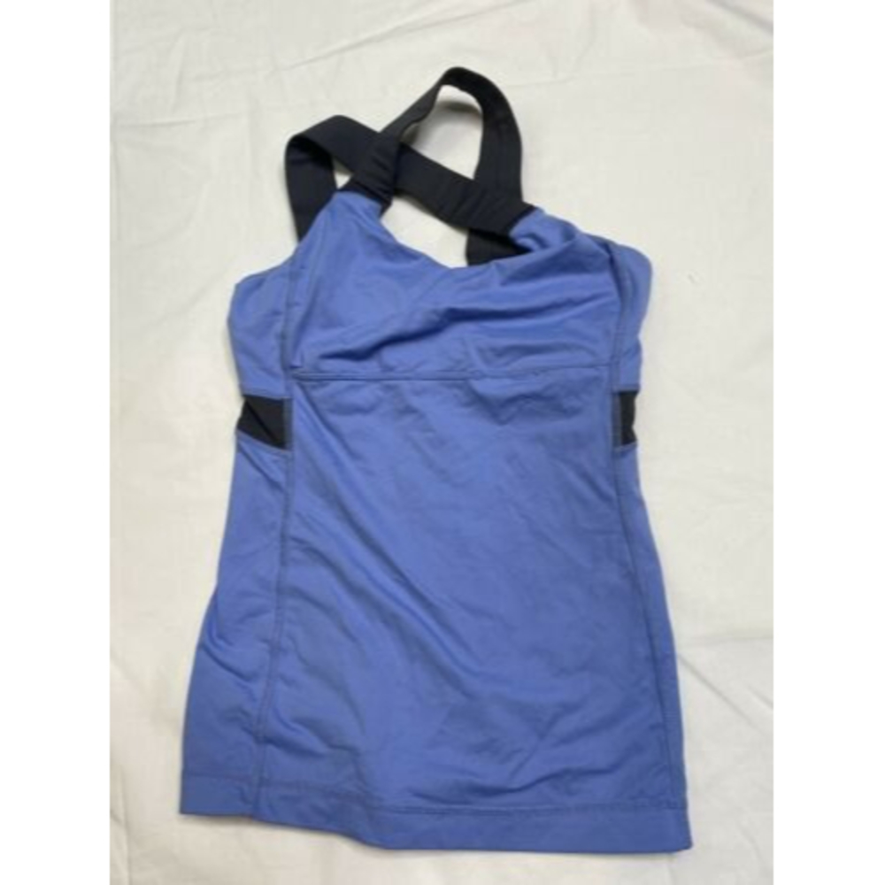 Lululemon Push Your Limits Criss Cross Back Strappy Tank Top, Size 4 A030122